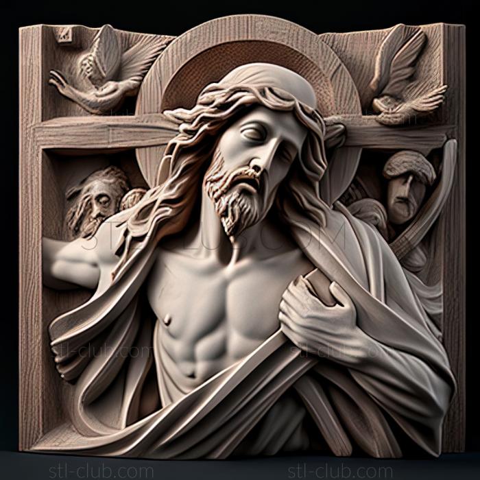 3D model st jesus (STL)